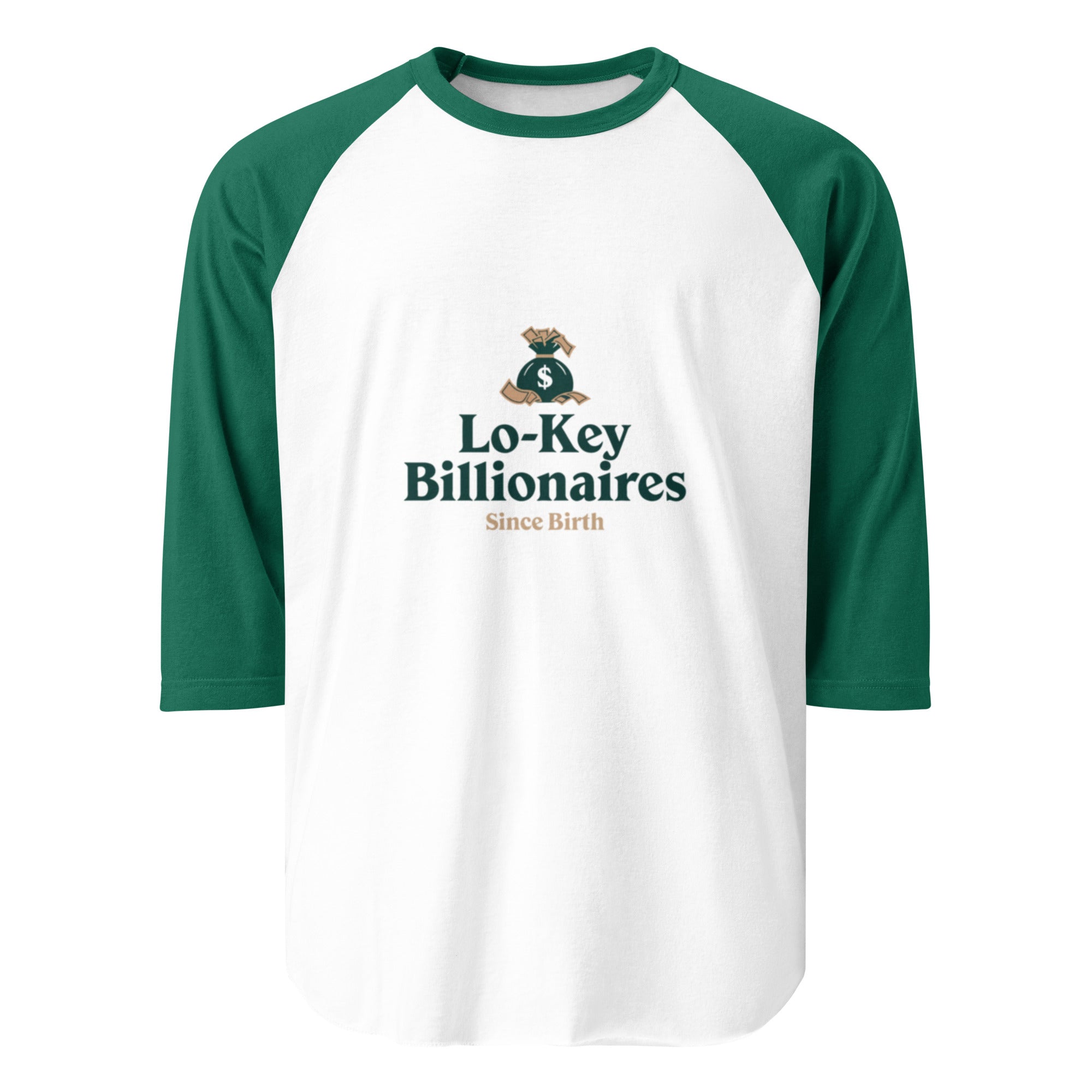 3/4 sleeve raglan shirt - Lo - Key Billionaire