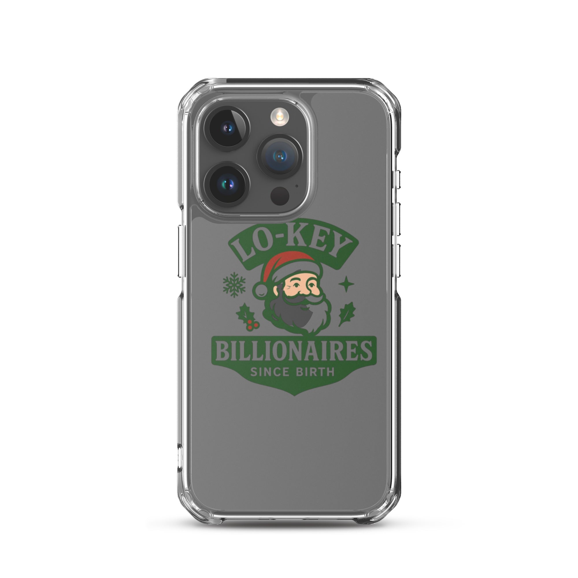 Clear Case for iPhone® - Lo - Key Billionaire
