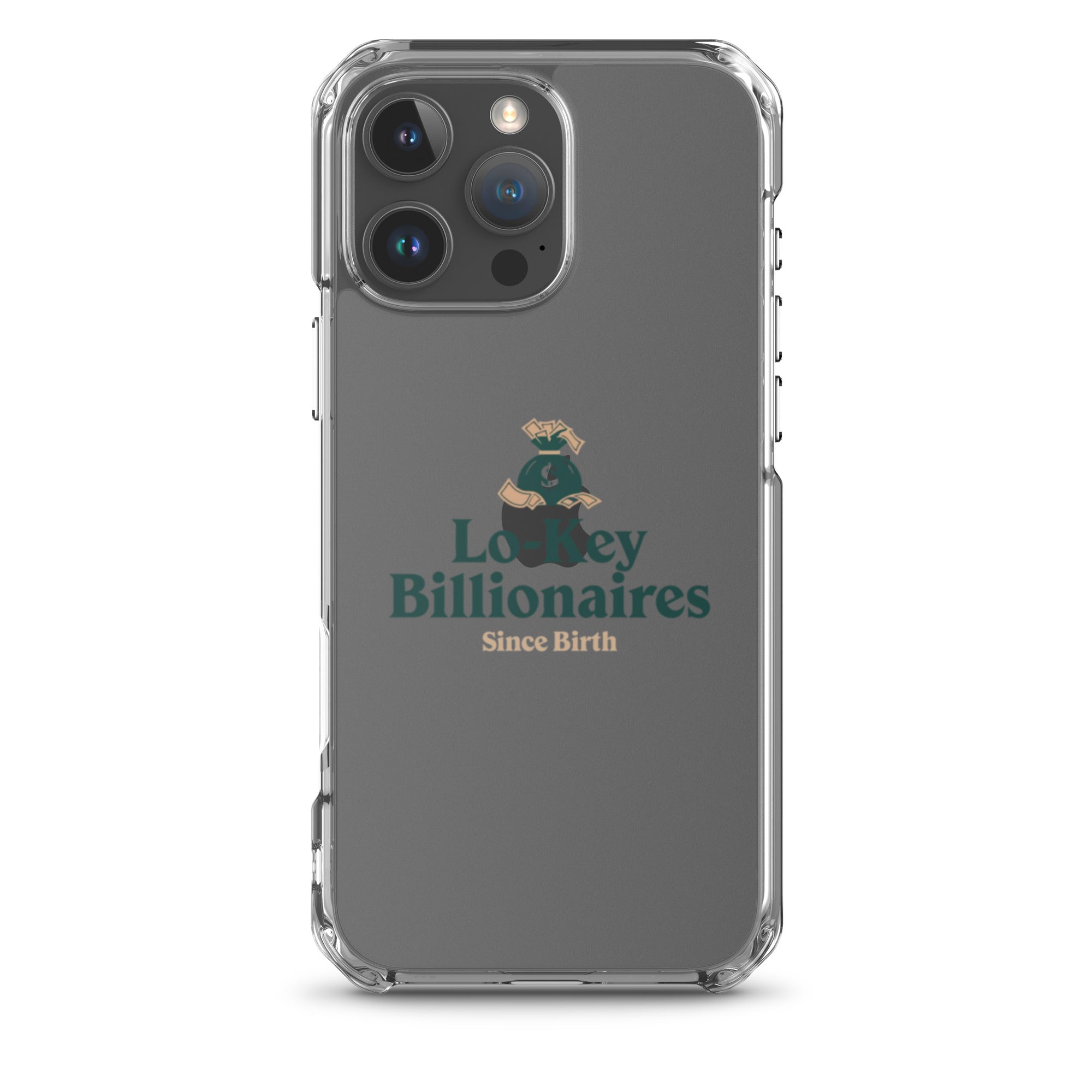 Clear Case for iPhone® - Lo - Key Billionaire