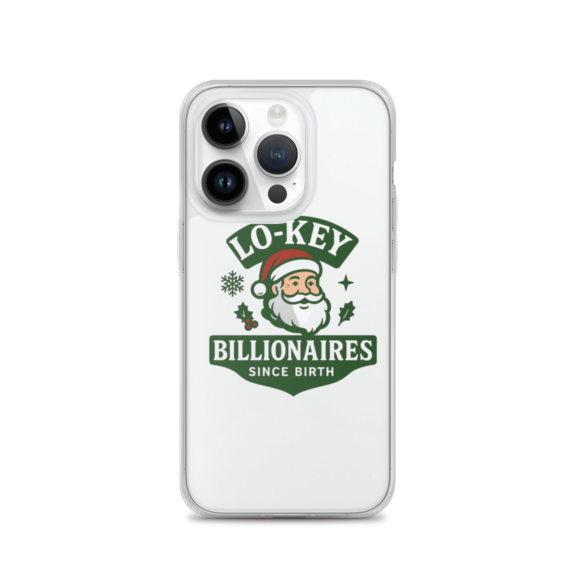 Clear Case for iPhone® - Lo - Key Billionaire