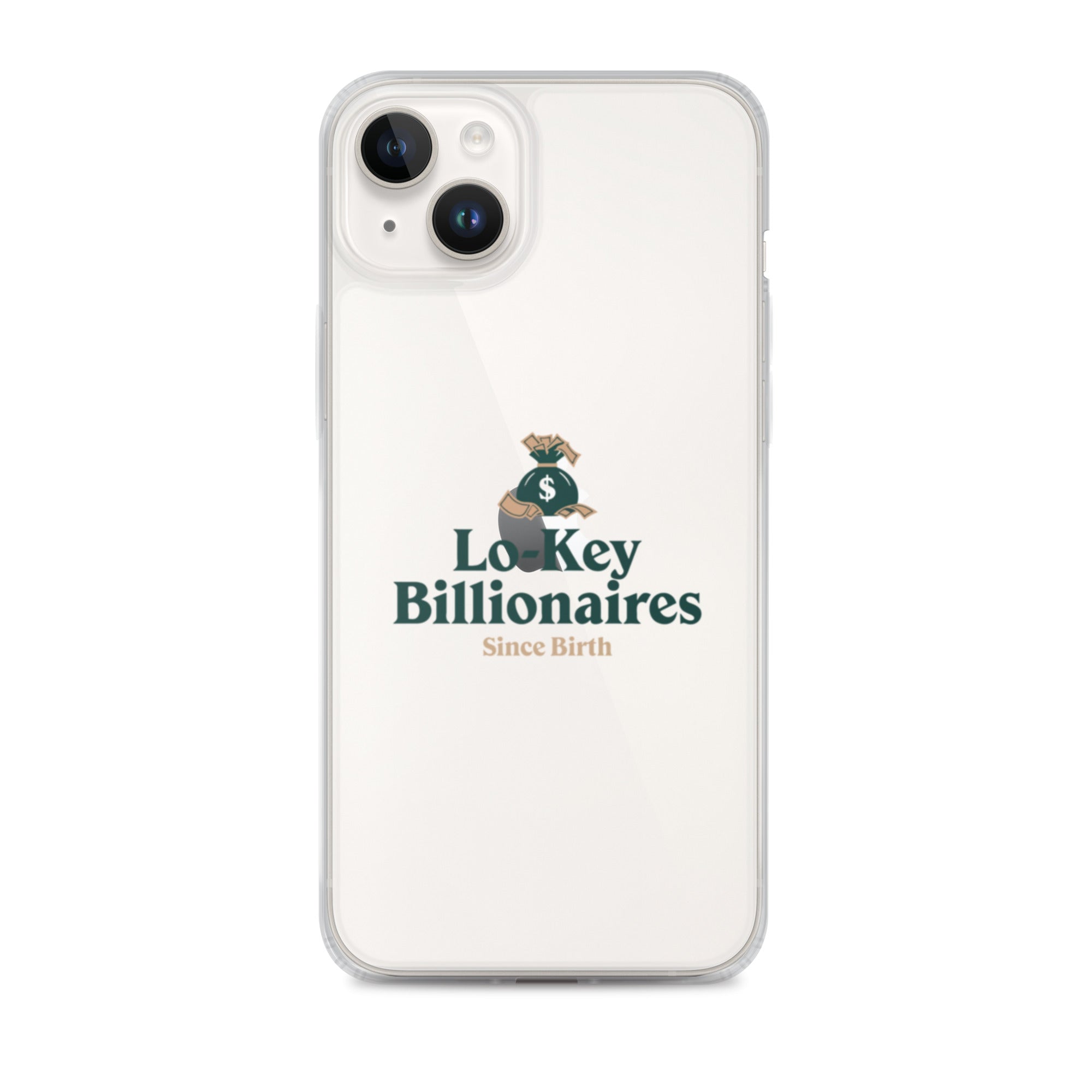 Clear Case for iPhone® - Lo - Key Billionaire