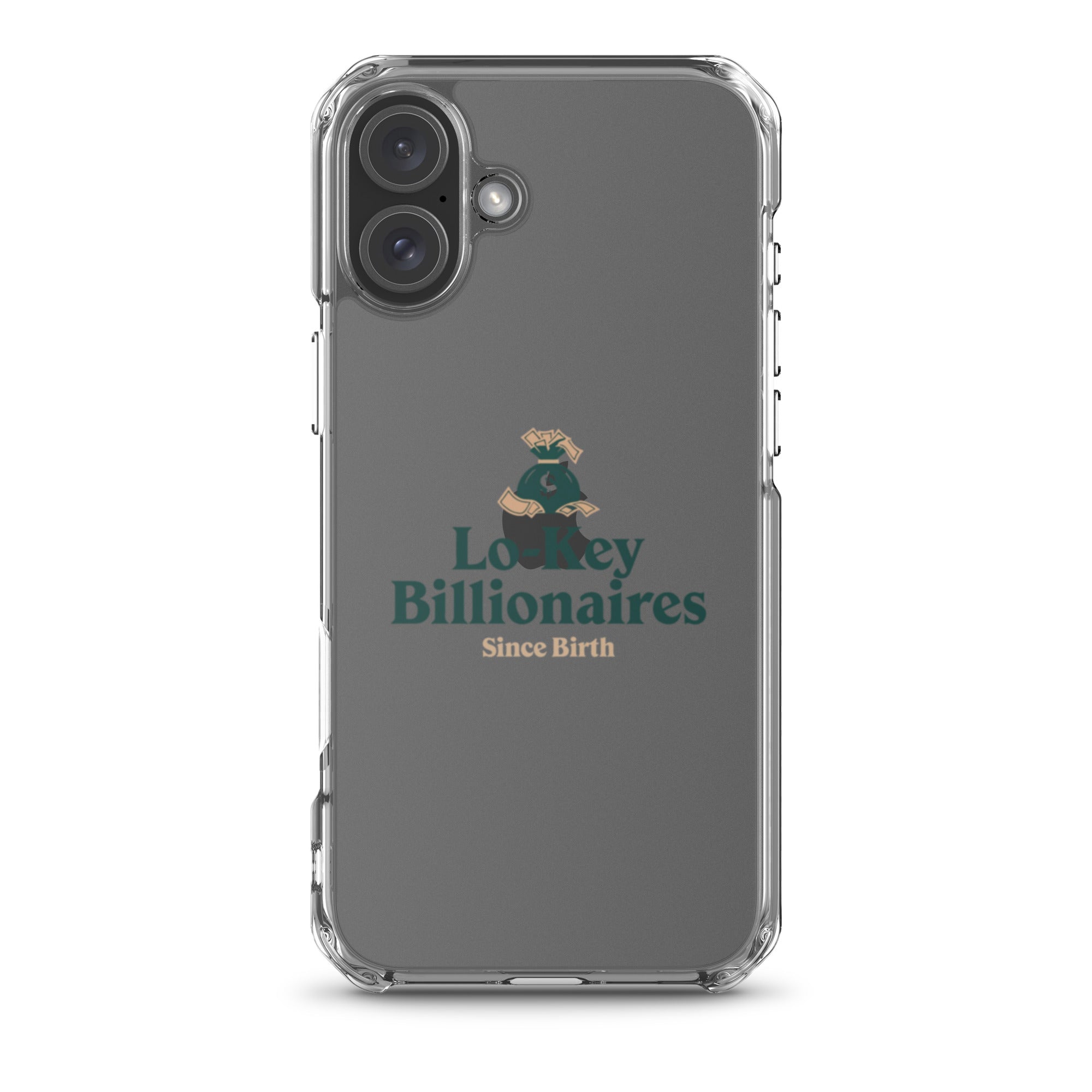 Clear Case for iPhone® - Lo - Key Billionaire