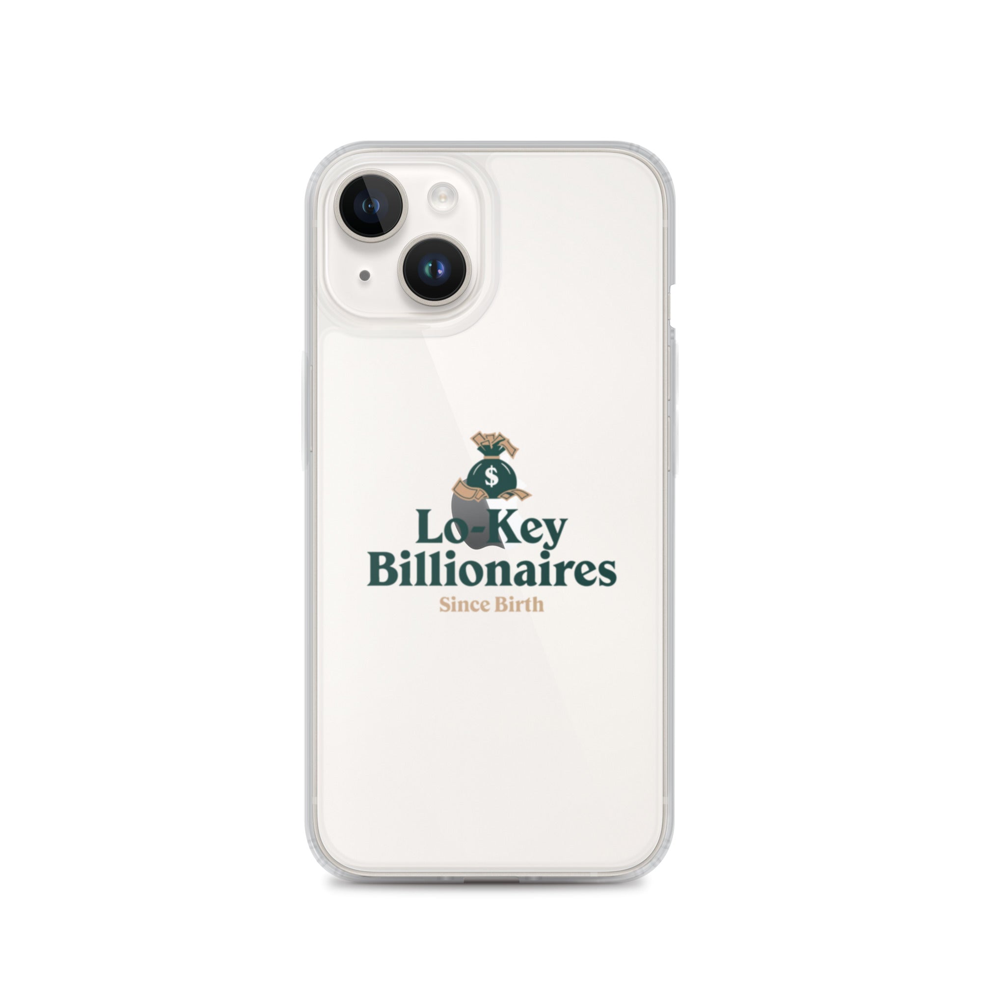 Clear Case for iPhone® - Lo - Key Billionaire