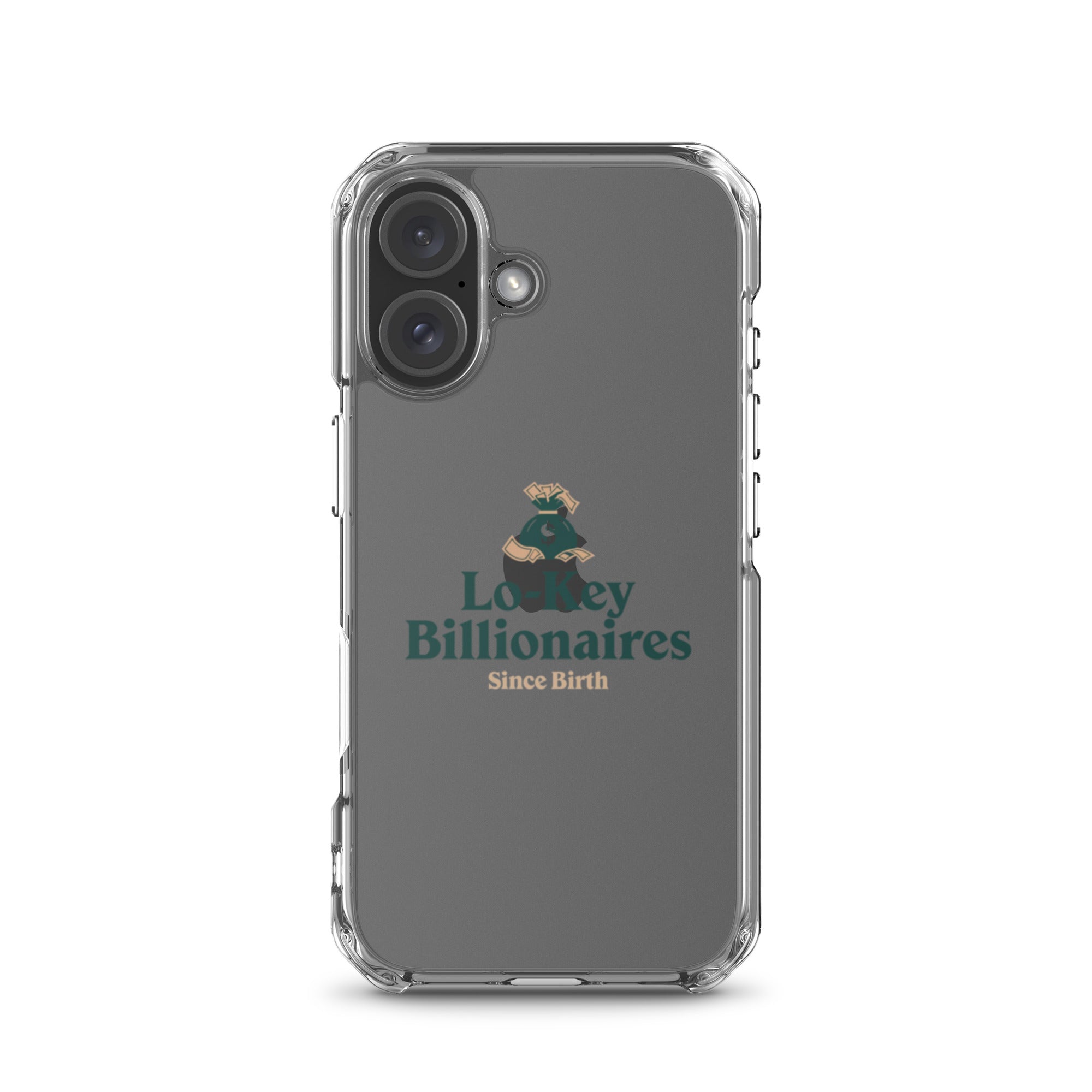 Clear Case for iPhone® - Lo - Key Billionaire