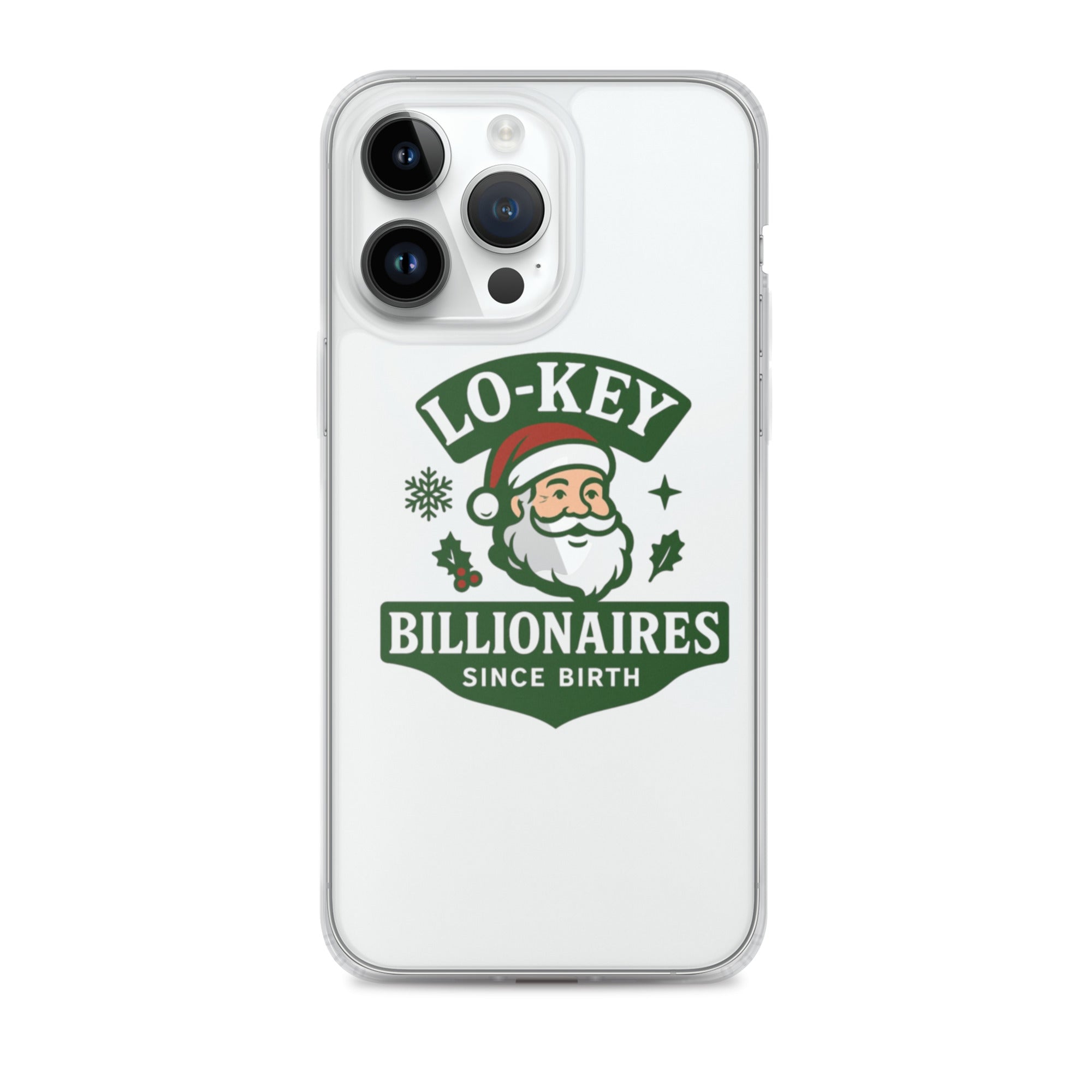 Clear Case for iPhone® - Lo - Key Billionaire
