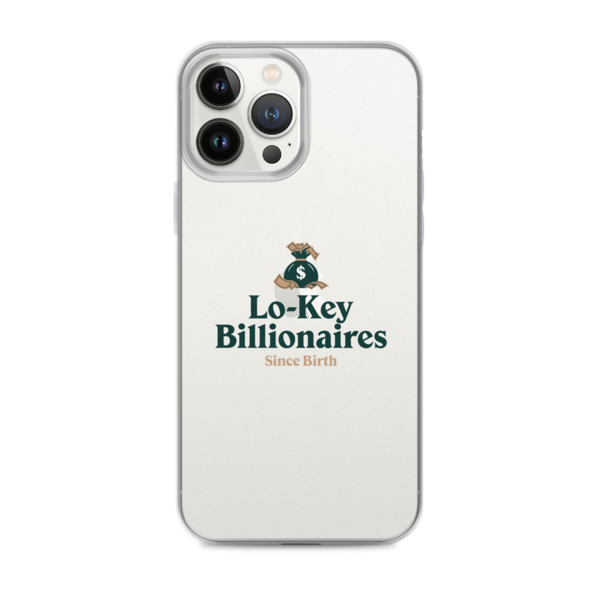 Clear Case for iPhone® - Lo - Key Billionaire