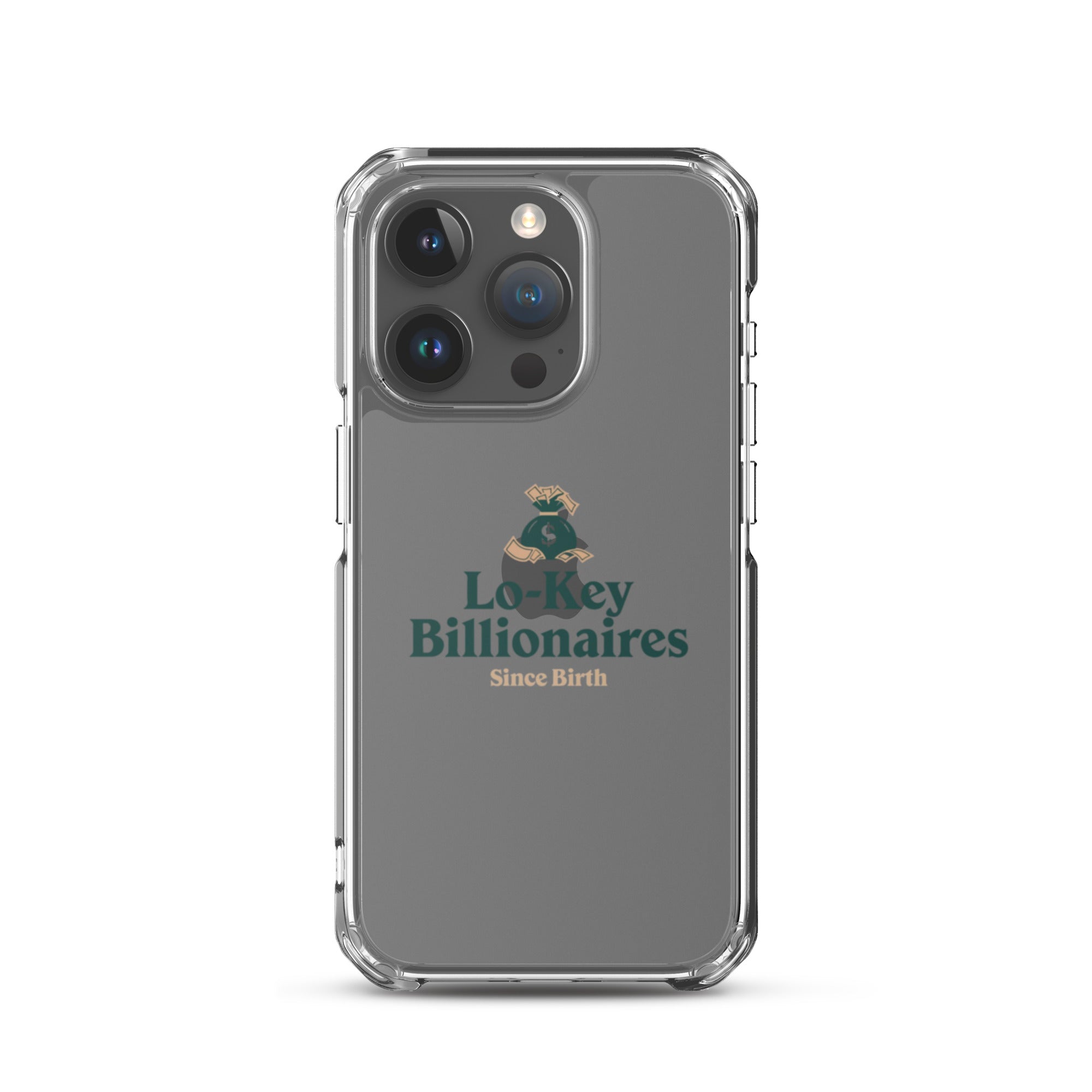 Clear Case for iPhone® - Lo - Key Billionaire