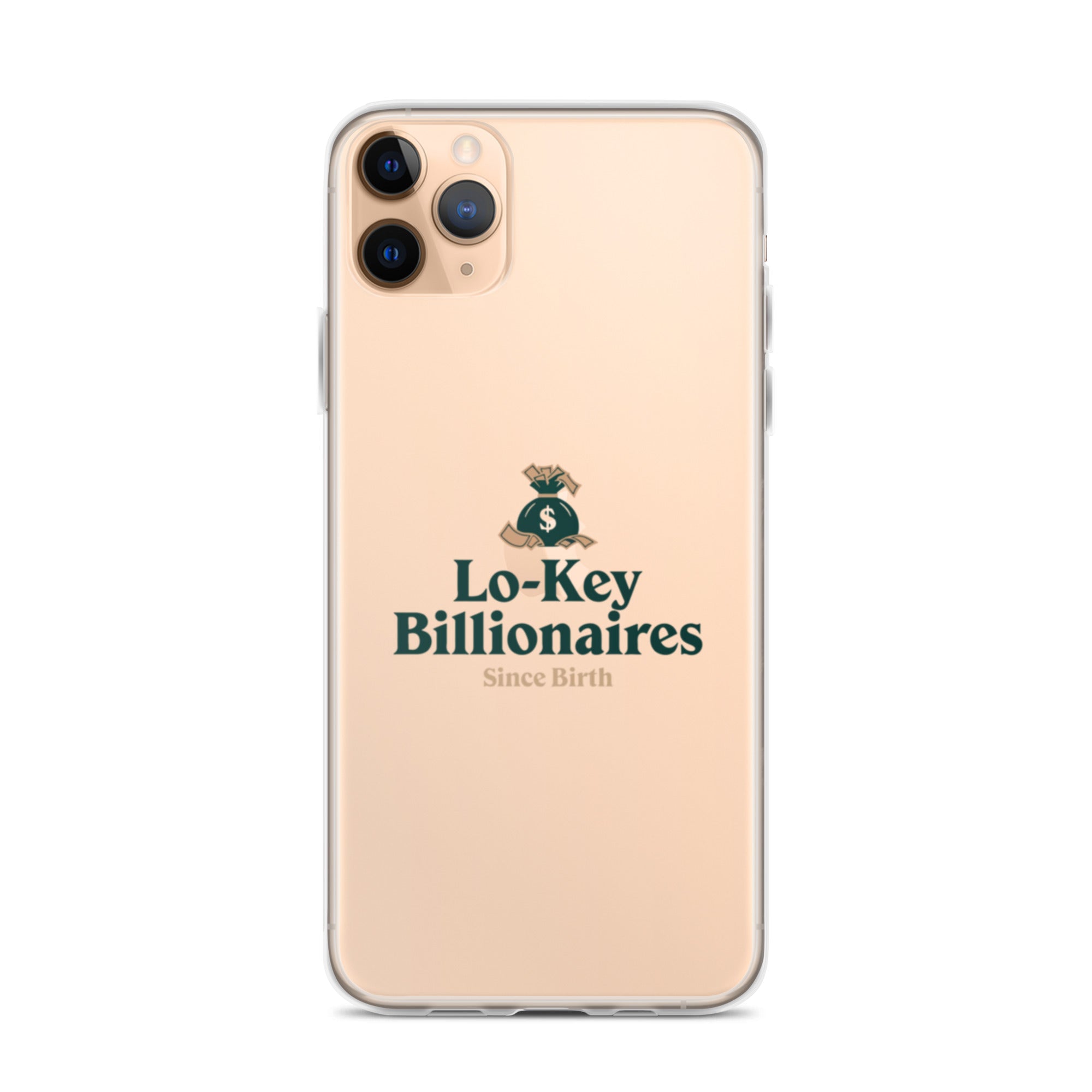 Clear Case for iPhone® - Lo - Key Billionaire