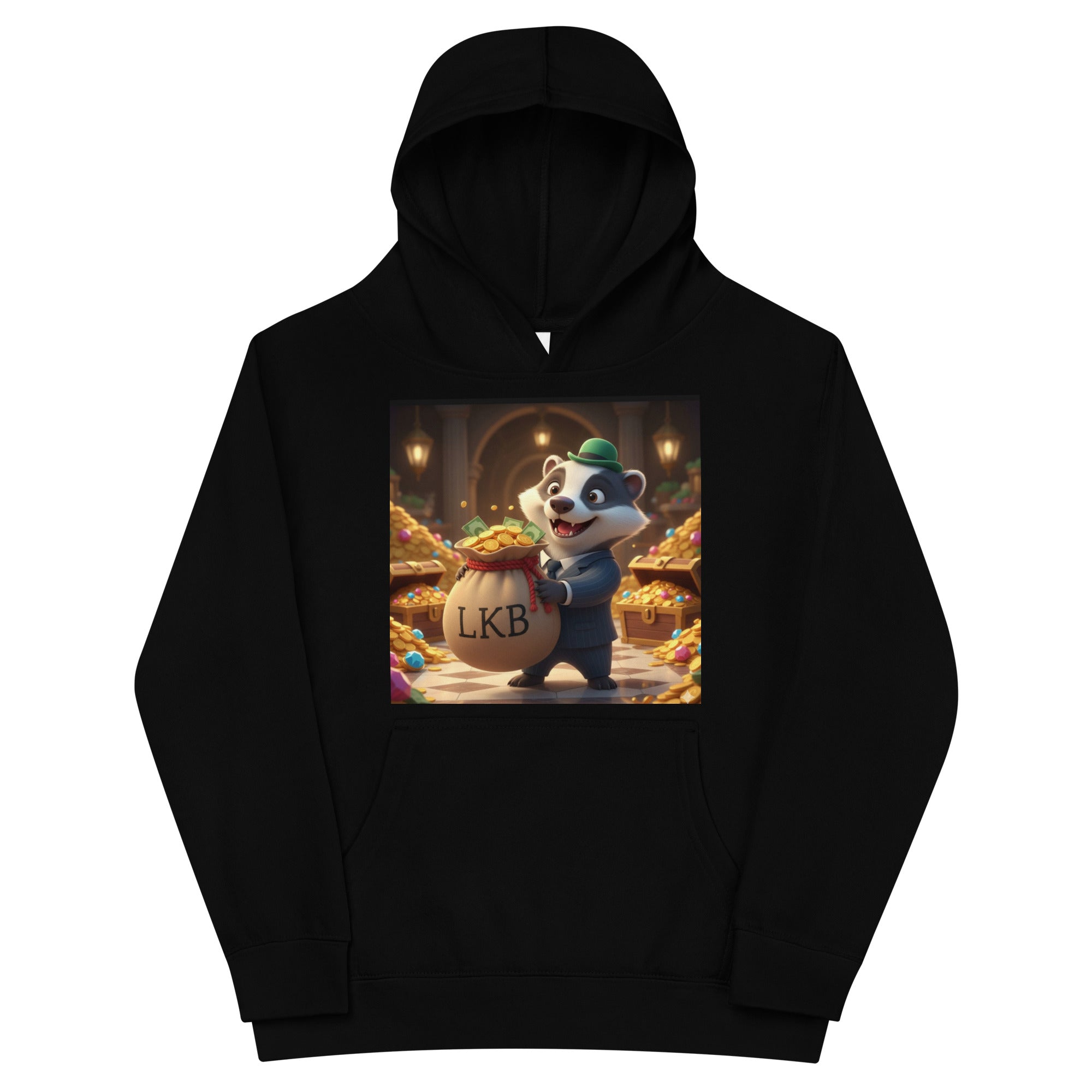 Kids fleece hoodie - Lo - Key Billionaire