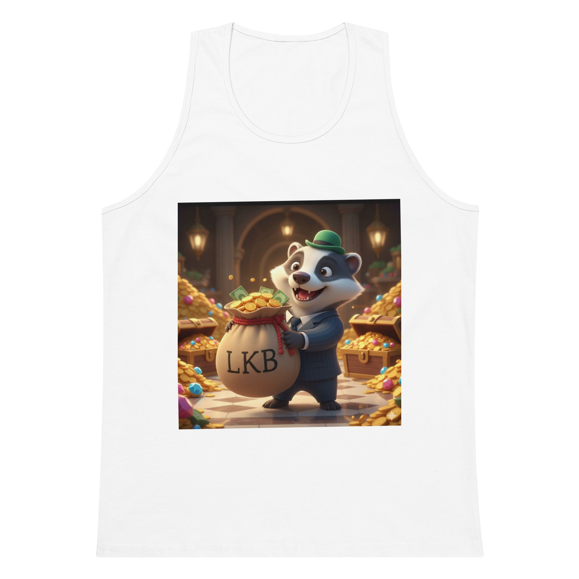 Men’s premium tank top - Lo - Key Billionaire