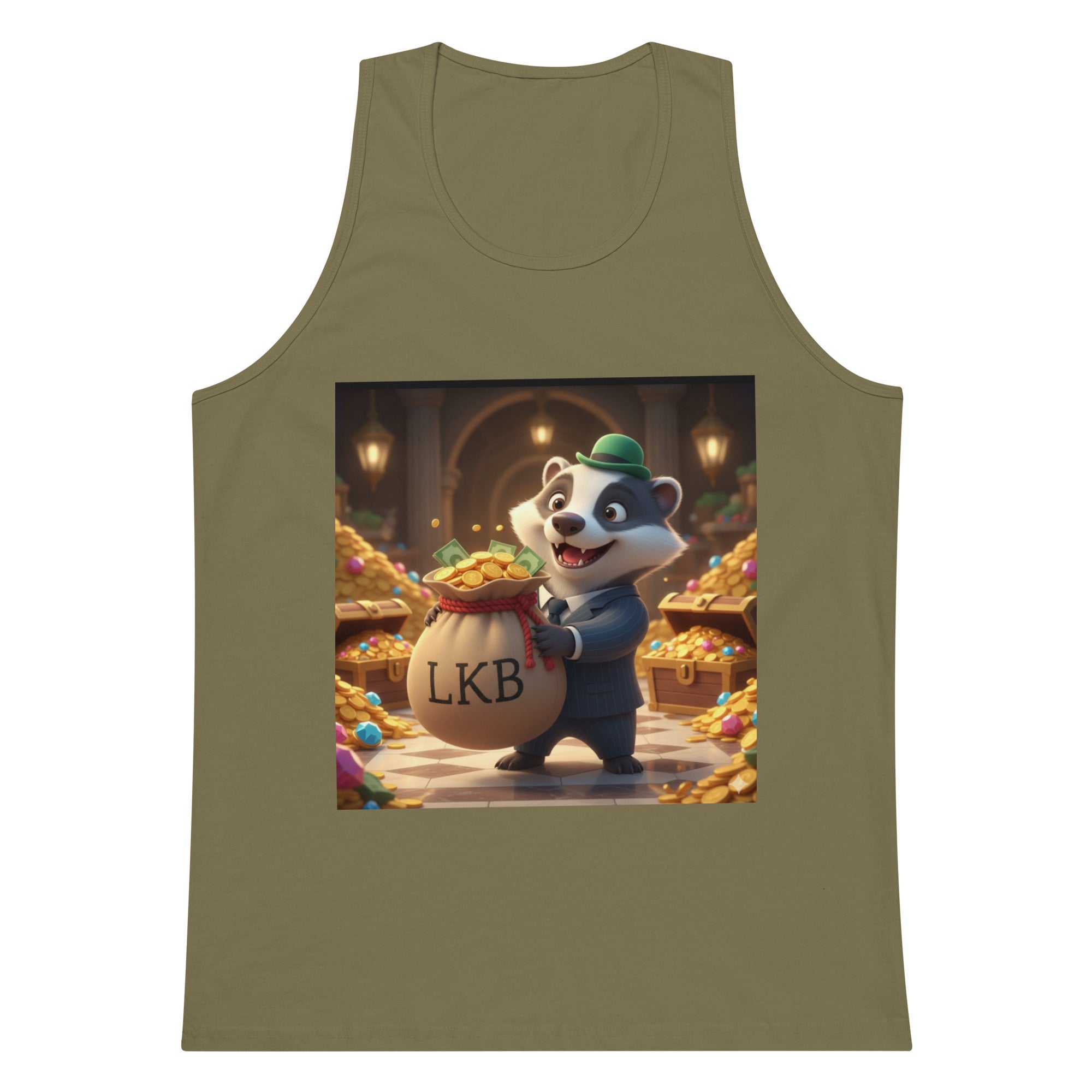 Men’s premium tank top - Lo - Key Billionaire