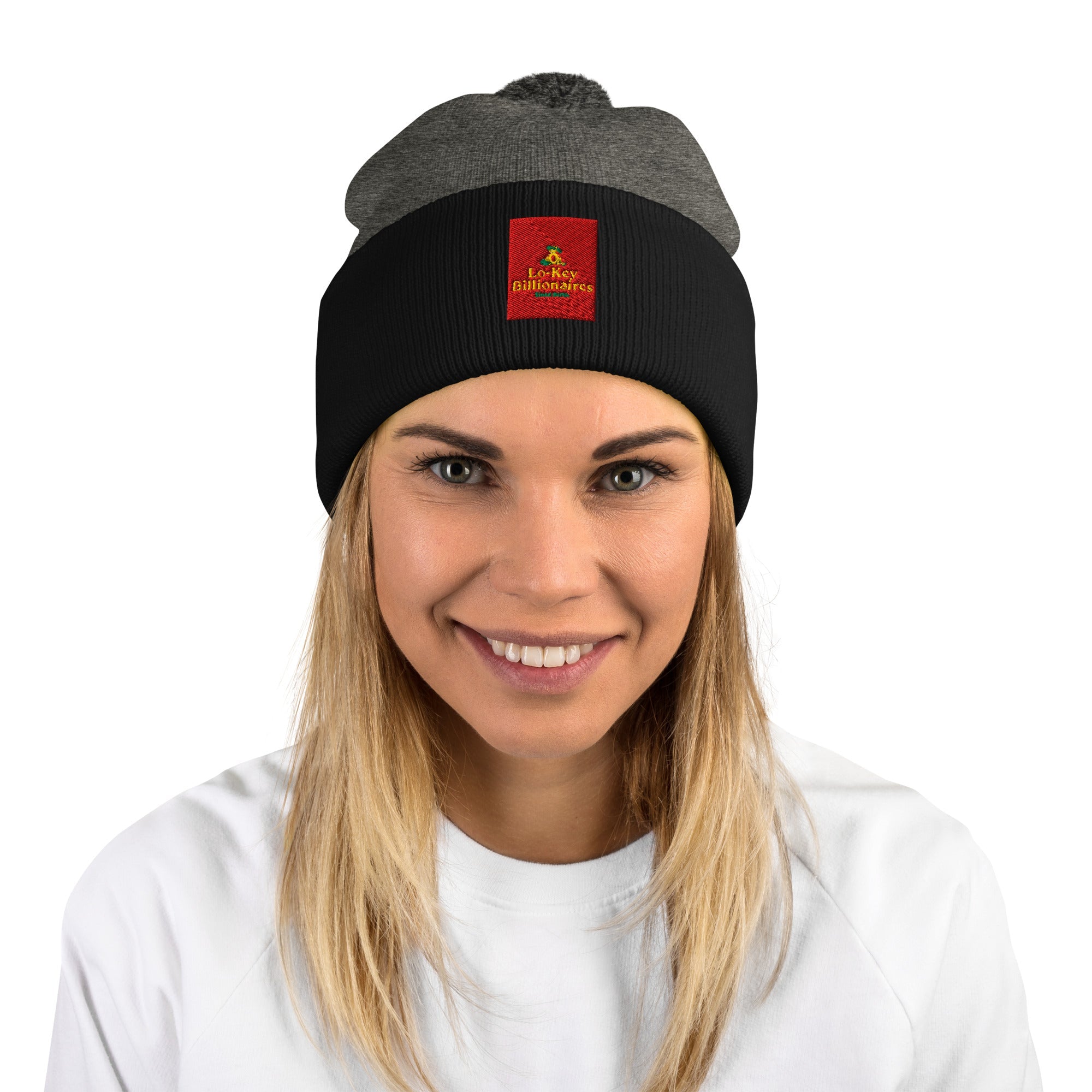 Pom - Pom Beanie - Lo - Key Billionaire
