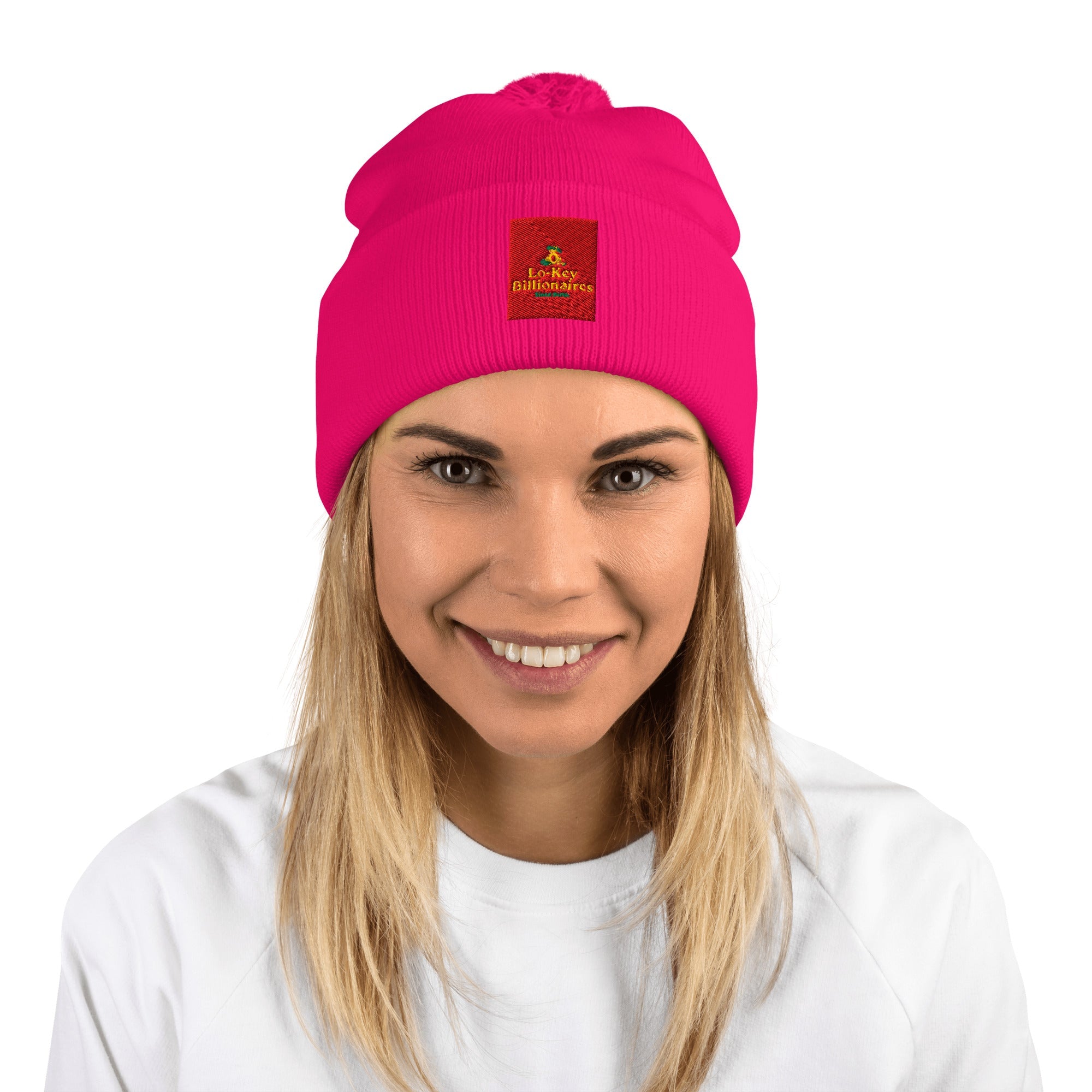 Pom - Pom Beanie - Lo - Key Billionaire
