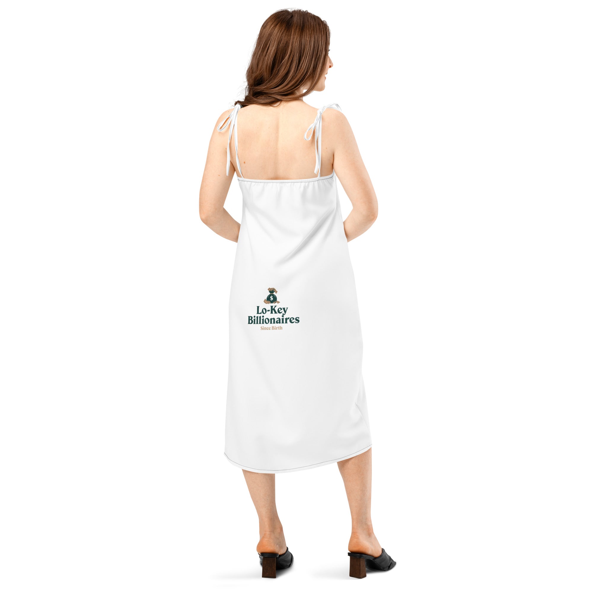 Tie - strap midi dress - Lo - Key Billionaire