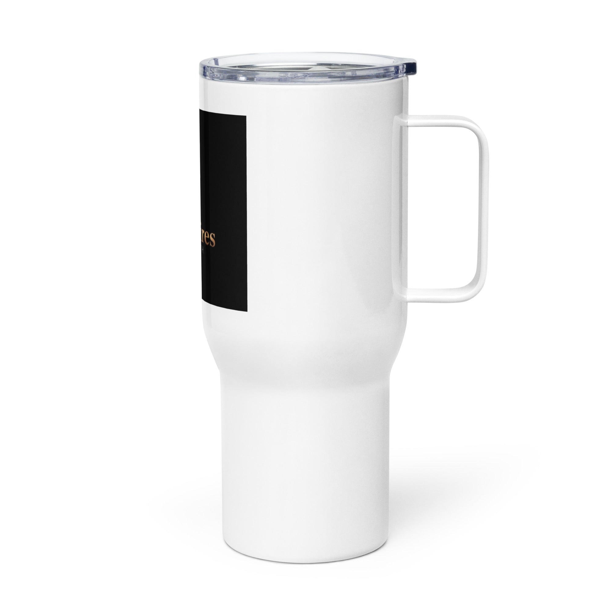 Travel mug with a handle - Lo - Key Billionaire