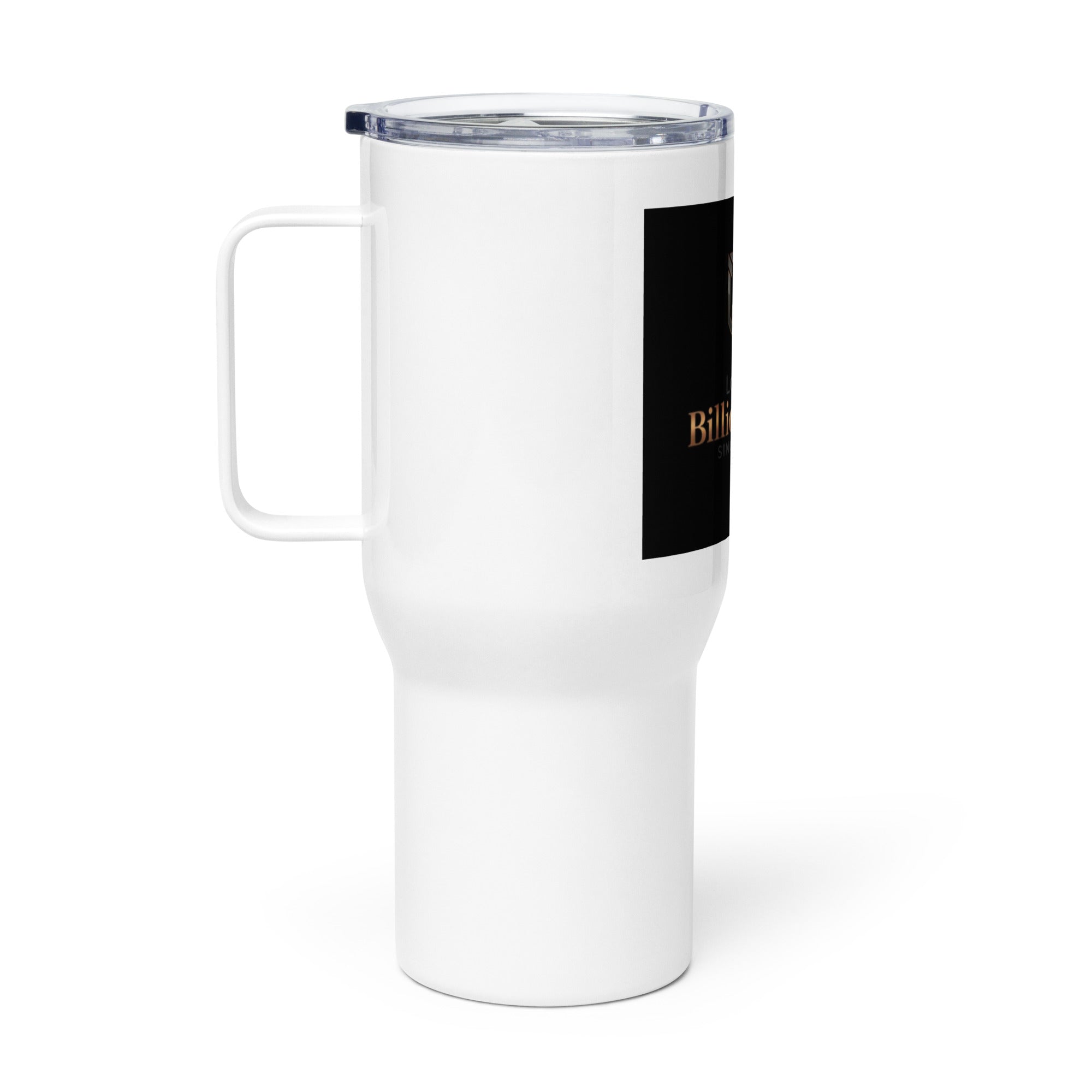 Travel mug with a handle - Lo - Key Billionaire