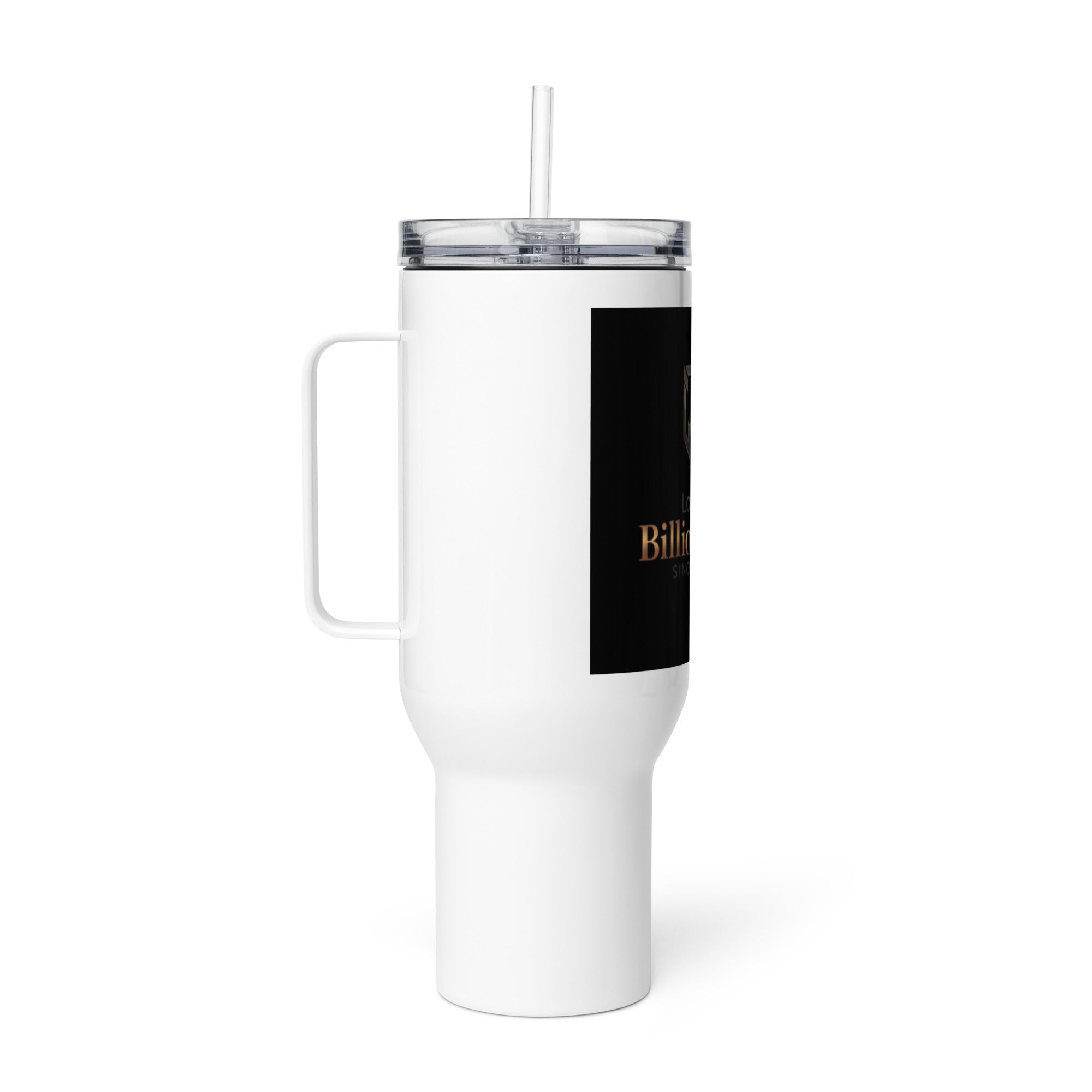 Travel mug with a handle - Lo - Key Billionaire