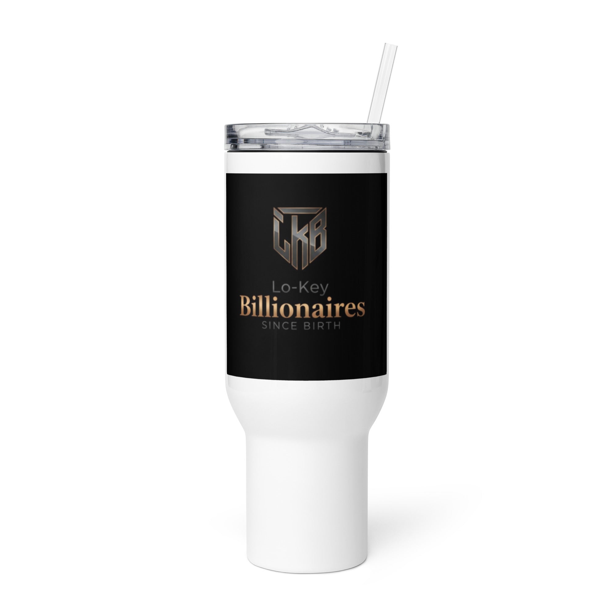 Travel mug with a handle - Lo - Key Billionaire