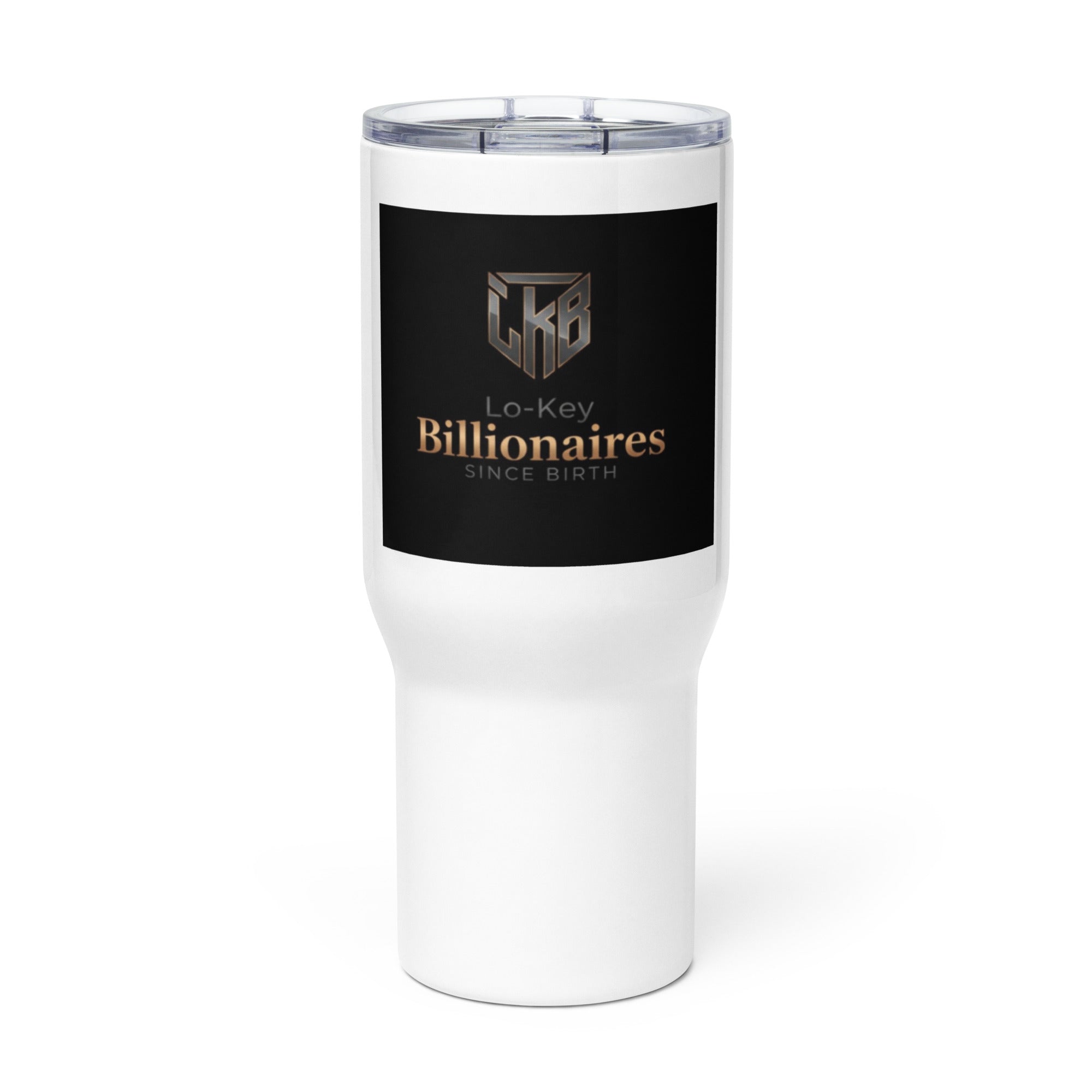 Travel mug with a handle - Lo - Key Billionaire