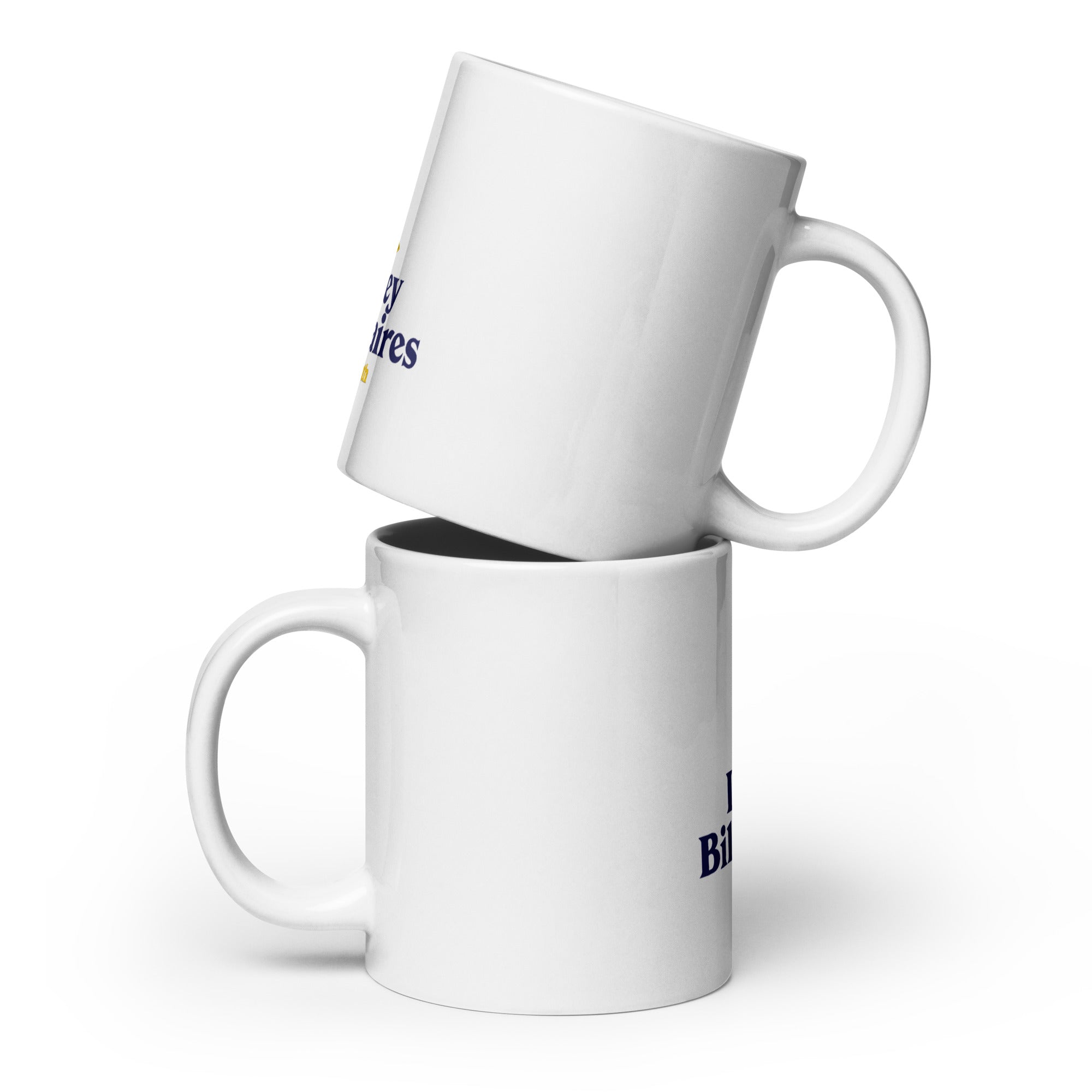 White glossy mug - Lo - Key Billionaire