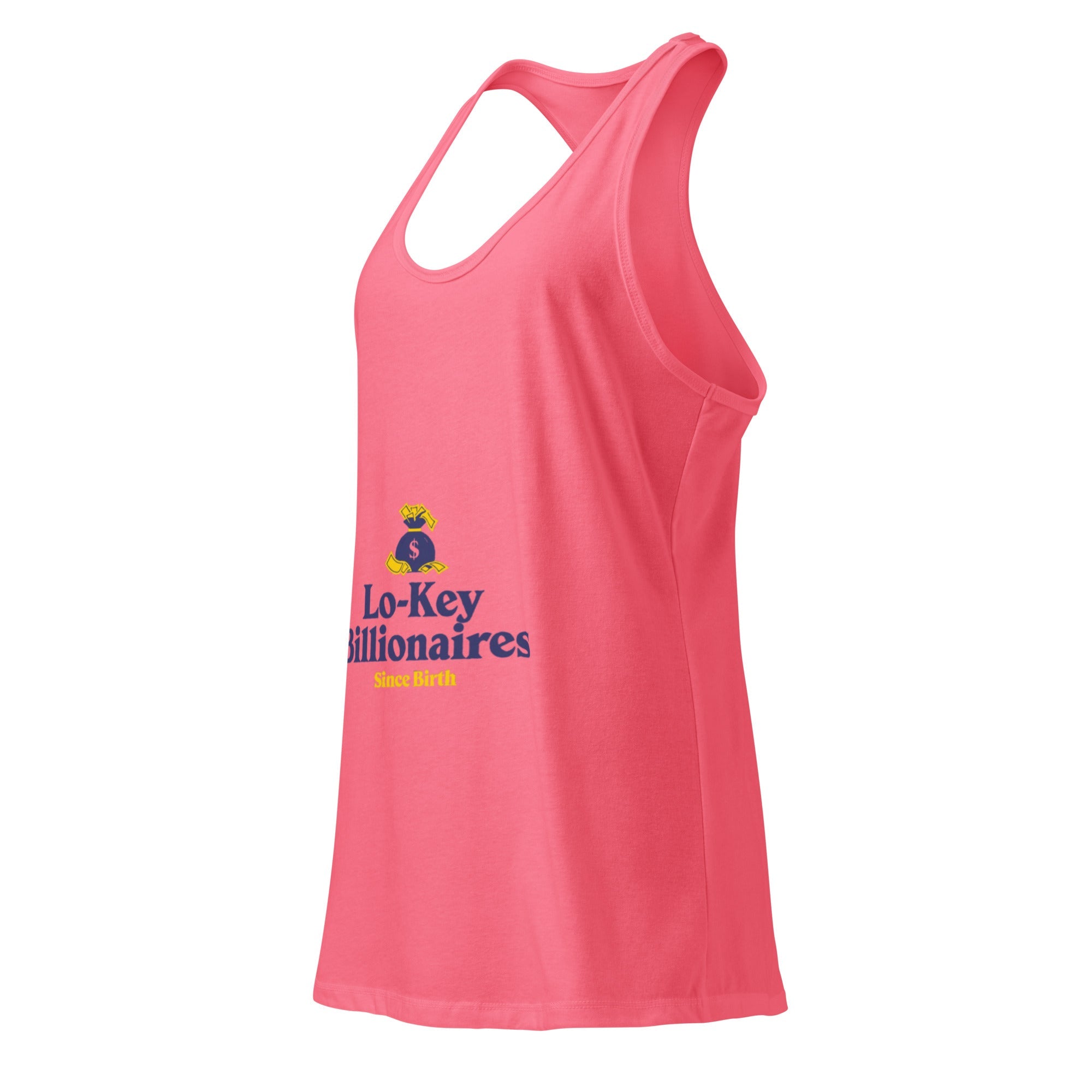 Women’s fitted racerback tank top - Lo - Key Billionaire