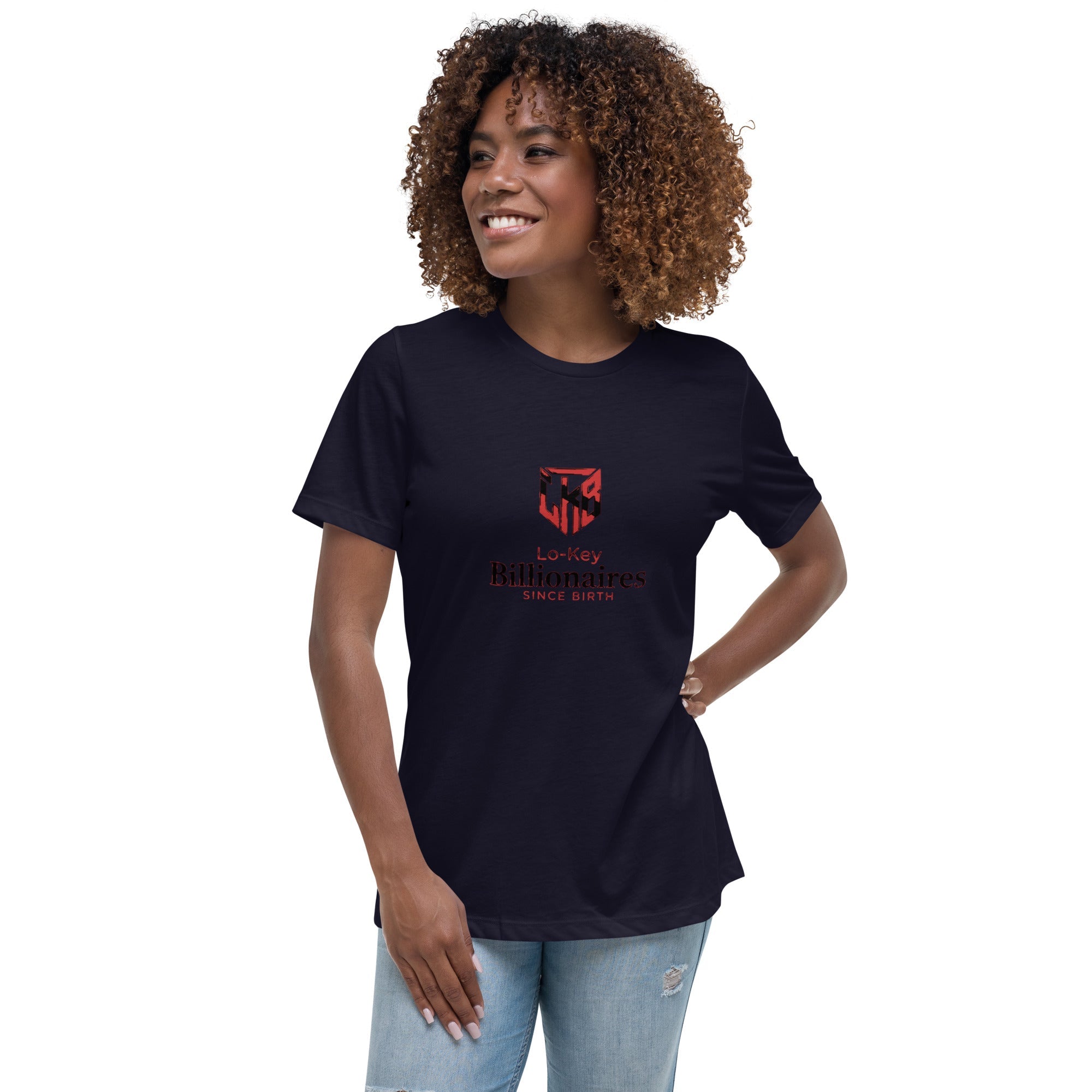 Women's Relaxed T-Shirt - Lo - Key Billionaire